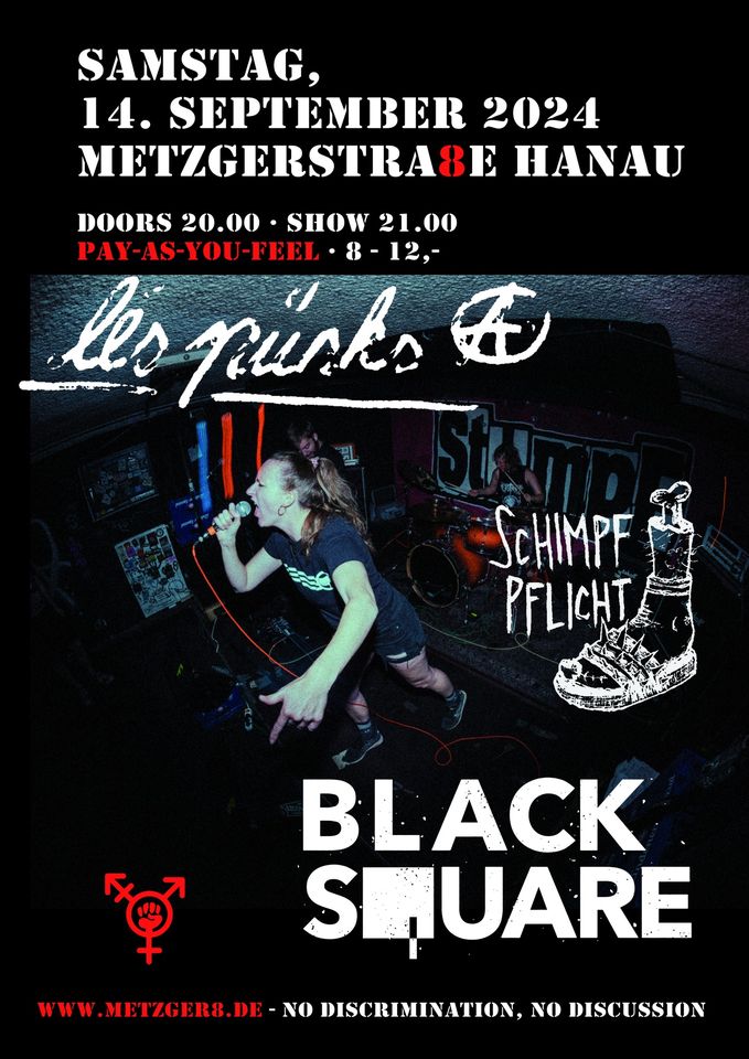 Konzert: SCHIMPFPFLICHT | LÈS PÜNKS | BLACK SQUARE // Hanau