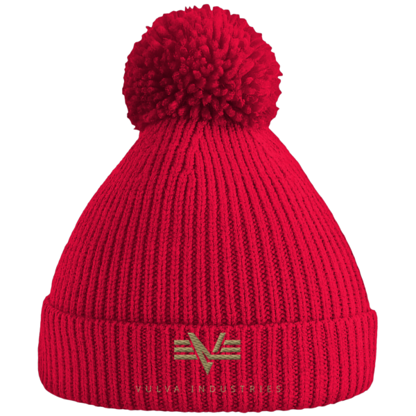 Vulva Industries - Pom Pom Beanie – Bild 3